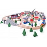 Set urias cu trenulet electric cu baterie 202 piese - Industrial Zone Rally cu 2 macarale si Depou Set urias cu trenulet electric cu baterie 202 piese - Industrial Zone Rally cu 2 macarale si Depou